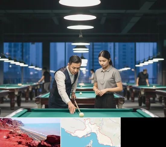 مربی بیلیارد در هرمزگان