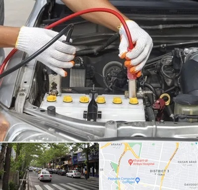 تعمیر برق خودرو در ظفر 