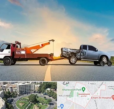 یدک کش شبانه روزی در جهانشهر کرج 