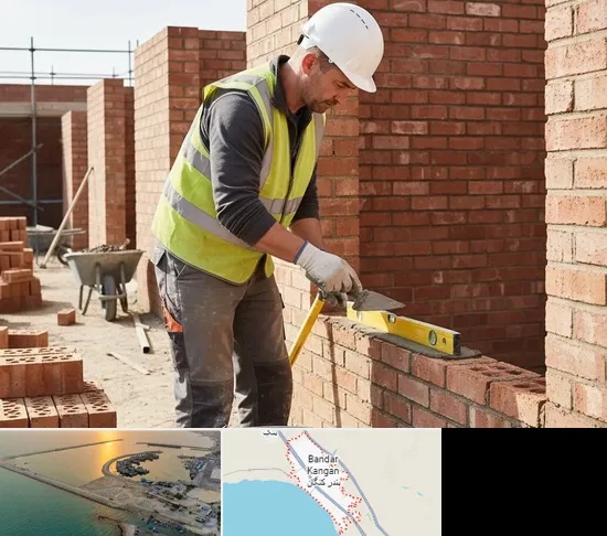 دیوار چینی و دیوار کشی در بندر کنگان