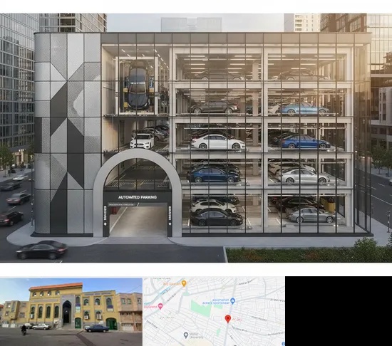 اجرا پارکینگ طبقاتی مکانیزه در زنبیل آباد قم