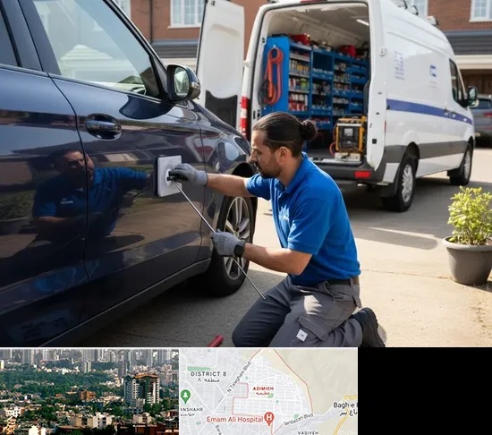 صافکاری سیار در عظیمیه کرج