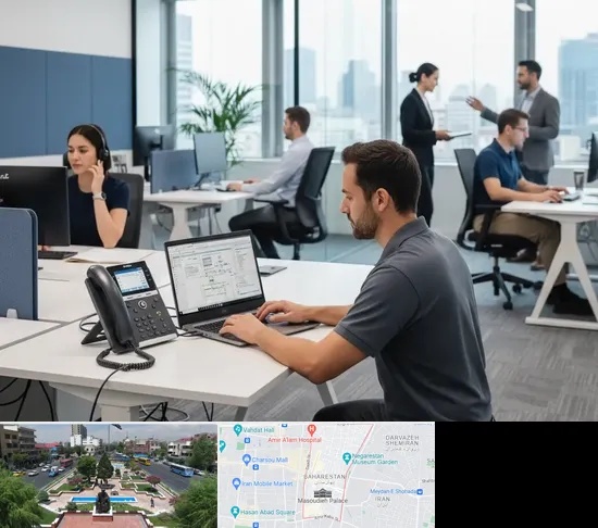 راه اندازی مرکز تلفن Voip در بهارستان