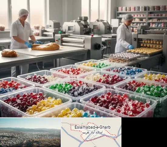 آبنبات پزی در اسلام آباد غرب
