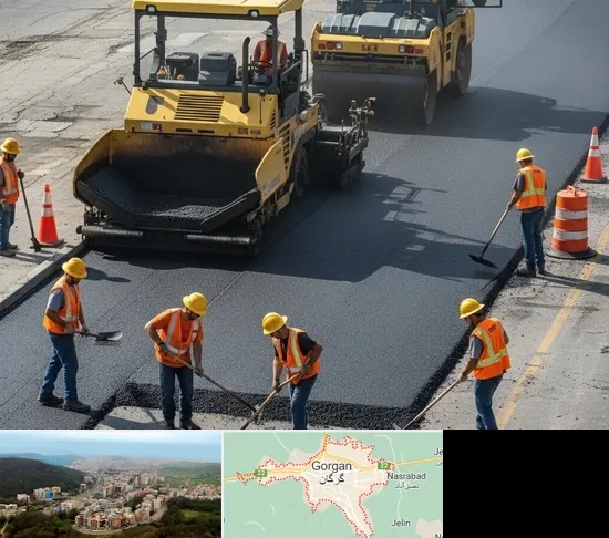 آسفالت کاری در گرگان