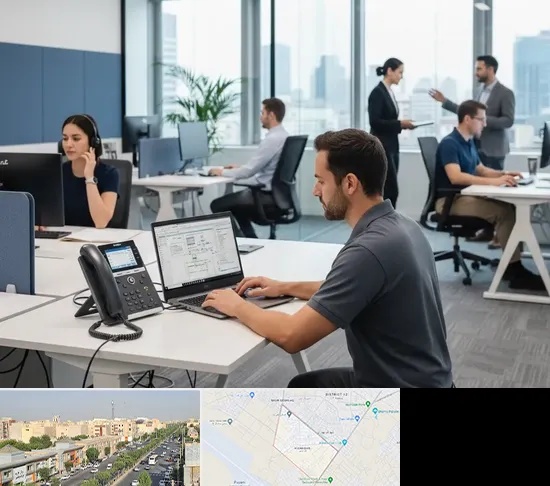 راه اندازی مرکز تلفن Voip در کیانمهر کرج