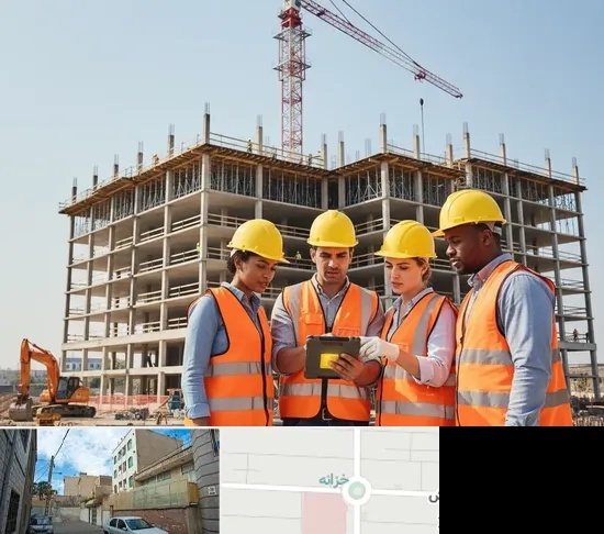 پیمانکار ساختمان در خزانه