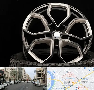 فروشگاه رینگ و لاستیک در زیتون کارمندی اهواز