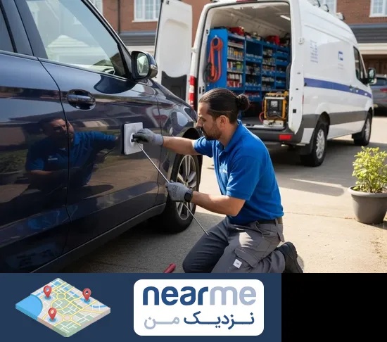 صافکاری سیار در نزدیک من