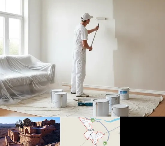 نقاشی ساختمان در قائن