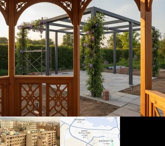 آلاچیق و پرگولا در جنوب غرب تهران