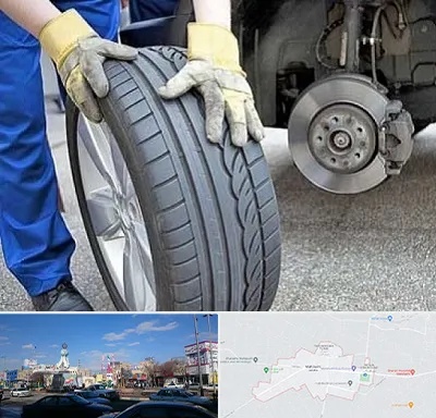 پنچرگیری در ماهدشت کرج