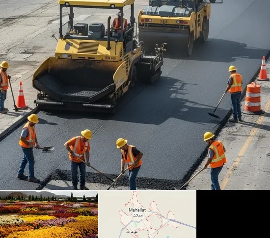 آسفالت کاری در محلات