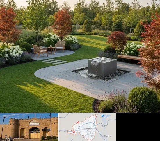 محوطه سازی در ایرانشهر