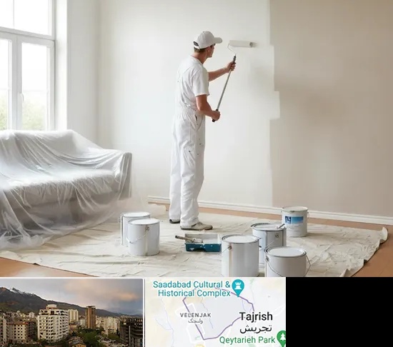 نقاشی ساختمان در زعفرانیه
