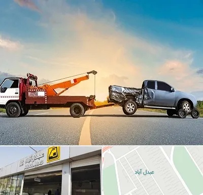 یدک کش شبانه روزی در عبدل آباد