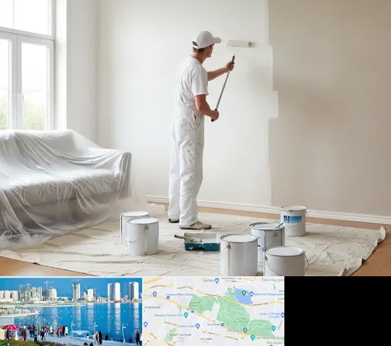 نقاشی ساختمان در چیتگر