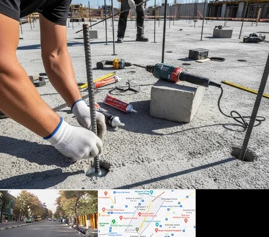 کاشت میلگرد در شریعتی