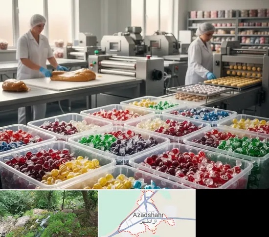 آبنبات پزی در آزادشهر