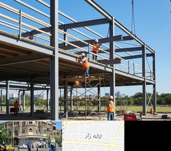 اسکلت فلزی در لاله زار
