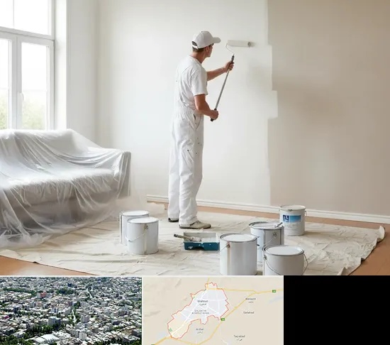 نقاشی ساختمان در شاهرود