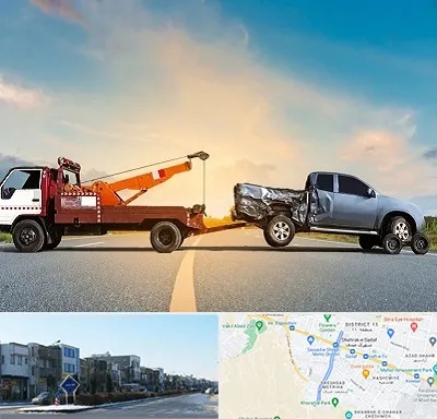 یدک کش شبانه روزی در شریعتی مشهد
