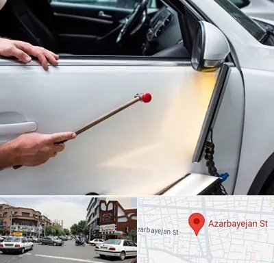 صافکاری بدون رنگ در خیابان آذربایجان