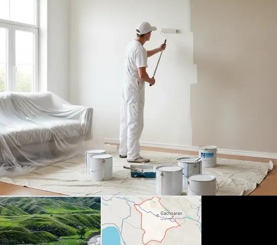 نقاشی ساختمان در گچساران