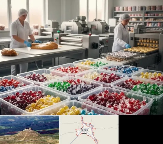 آبنبات پزی در تکاب