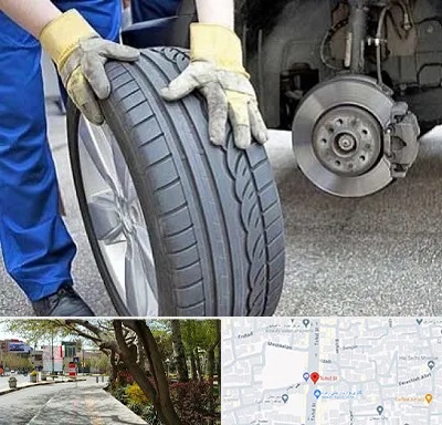 پنچرگیری در خیابان توحید اصفهان