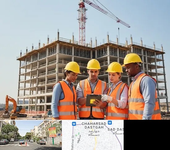 پیمانکار ساختمان در چهارصد دستگاه