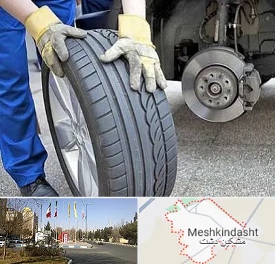 پنچرگیری در مشکین دشت