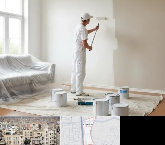 نقاشی ساختمان در اسکندری