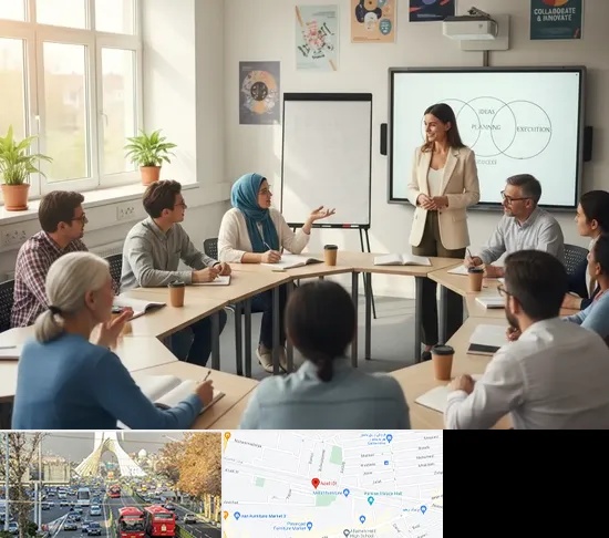 مدرسه بزرگسالان در خیابان آزادی