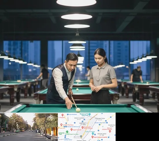 مربی بیلیارد در شریعتی