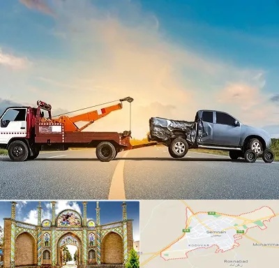 یدک کش شبانه روزی در سمنان