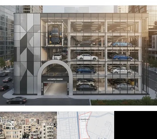 اجرا پارکینگ طبقاتی مکانیزه در اسکندری