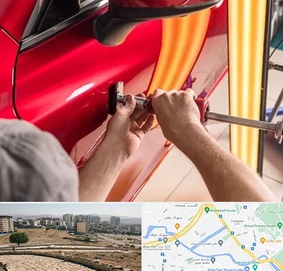 صافکاری با دستگاه مکش در کوی وحدت شیراز 
