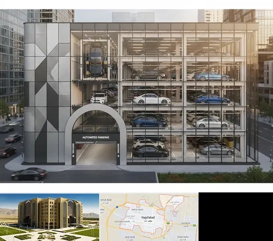 اجرا پارکینگ طبقاتی مکانیزه در نجف آباد