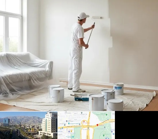 نقاشی ساختمان در حقانی