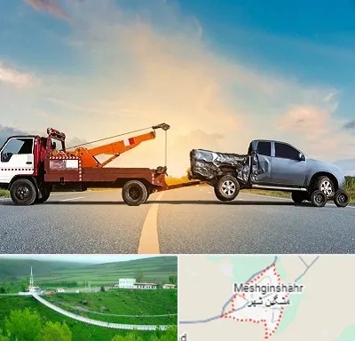 یدک کش شبانه روزی در مشگین شهر