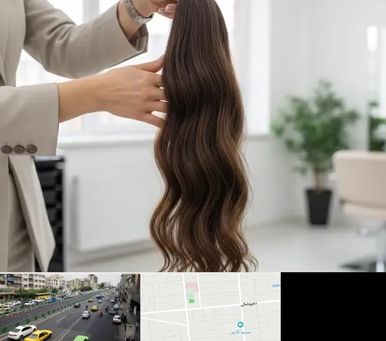 خریدار مو طبیعی در خیابان دامپزشکی