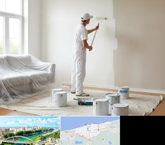 نقاشی ساختمان در بابلسر
