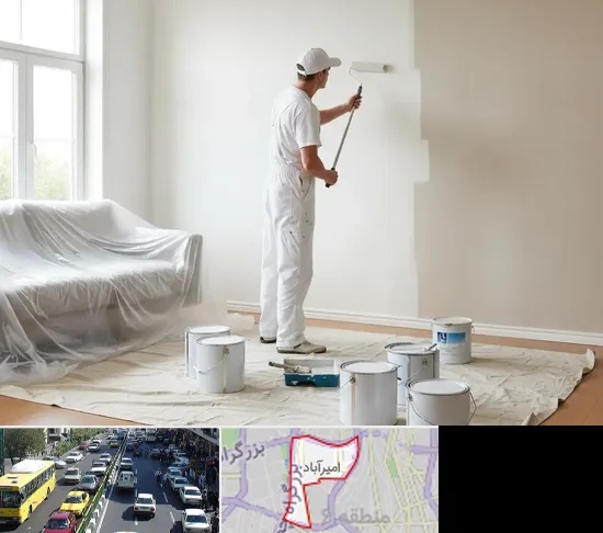 نقاشی ساختمان در امیرآباد