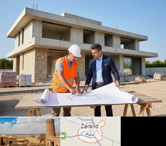 طراحی و ساخت ویلا در زرند