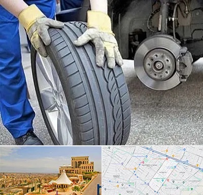 پنچرگیری در هاشمیه مشهد