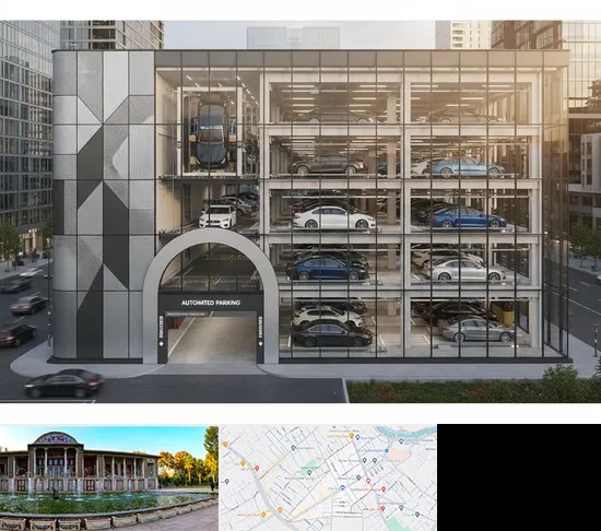 اجرا پارکینگ طبقاتی مکانیزه در عفیف آباد شیراز