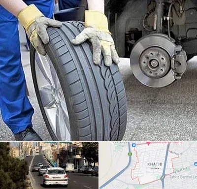 پنچرگیری در خطیب تبریز