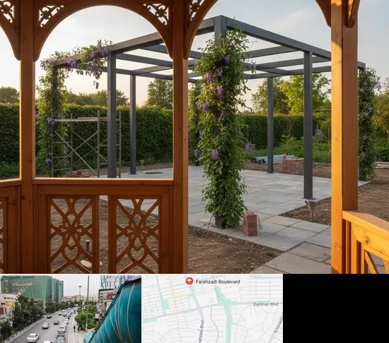آلاچیق و پرگولا در بلوار فرحزادی