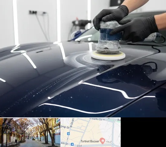 دیتیلینگ خودرو در تربیت تبریز